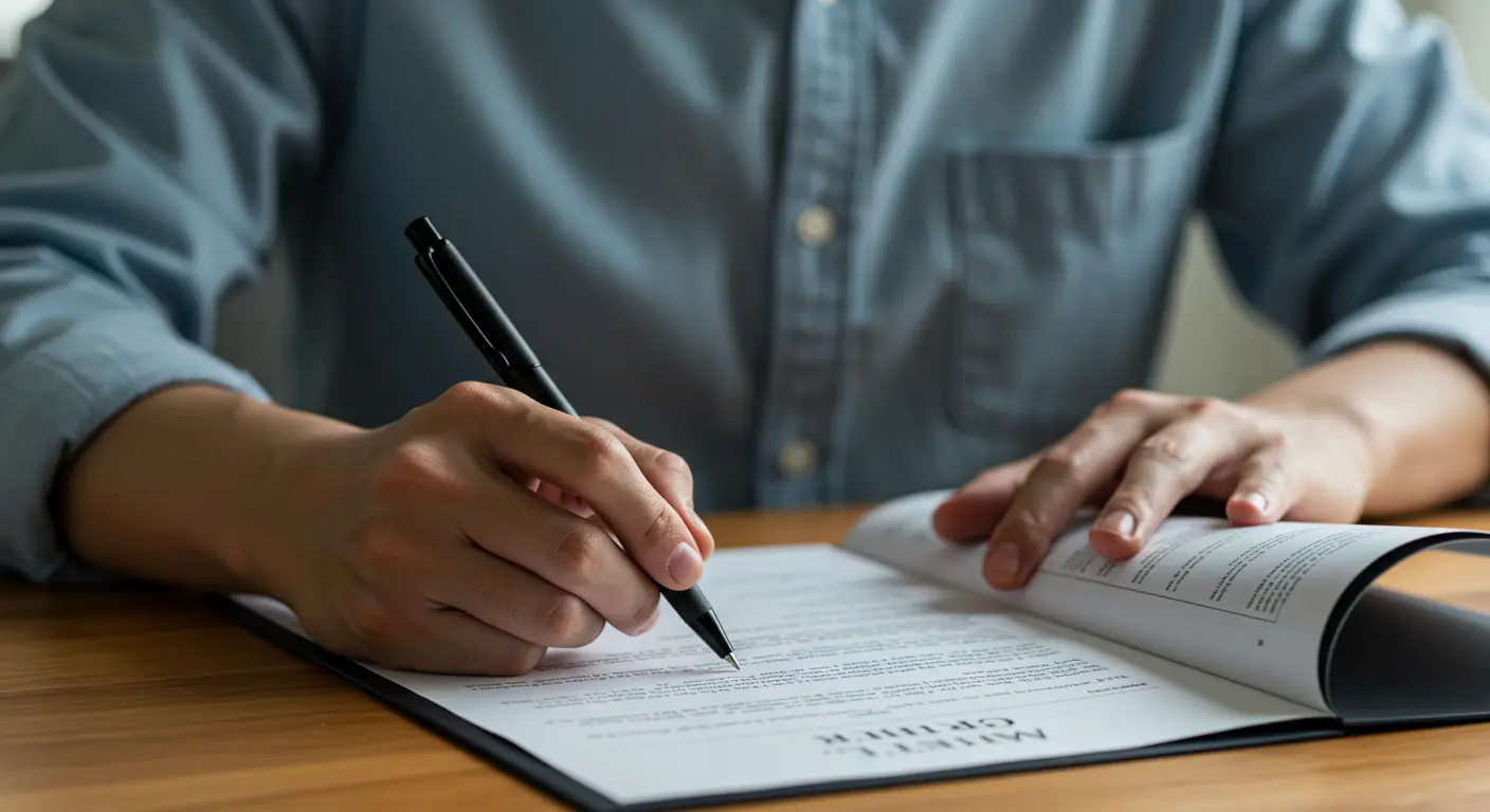 청년주택드림통장 서류를 확인하는 이미지