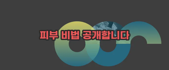 모공 줄이는 방법 이것만 알면 5년은 젊어집니다.