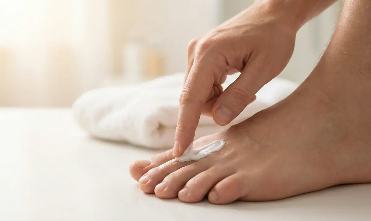 연고는 증상이 있는 부위뿐만 아니라 주변부까지 넓게 펴 발라주는 것이 좋습니다.