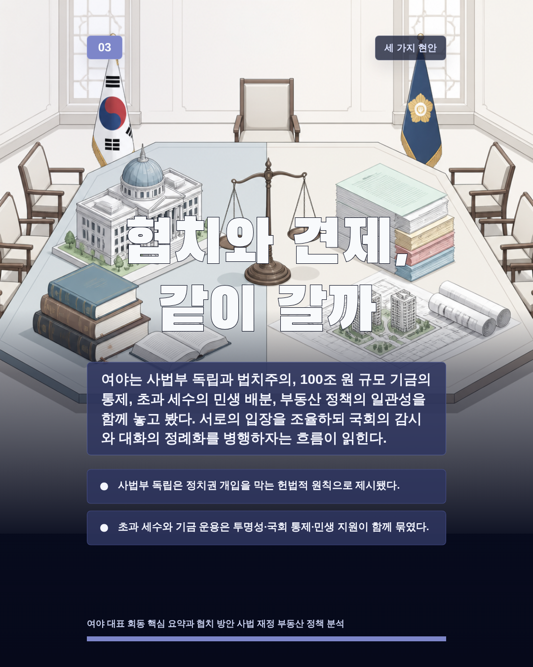 협치와 견제, 같이 갈까