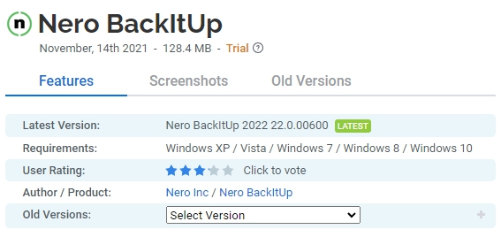 Nero-BackItUp