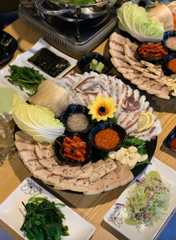 문어천하-문어삼합
