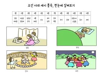 한국 세시풍속 월별 정리 전통 행사 문화 일정 정보_46