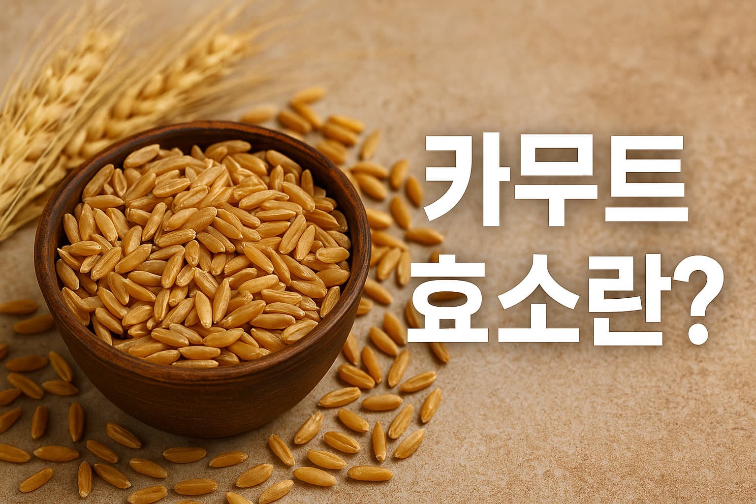 카무트 효소 효과부터 부작용까지! 꼭 알아야 할 7가지 핵심 정보
