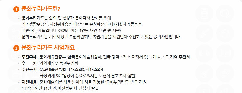 2025 문화카드