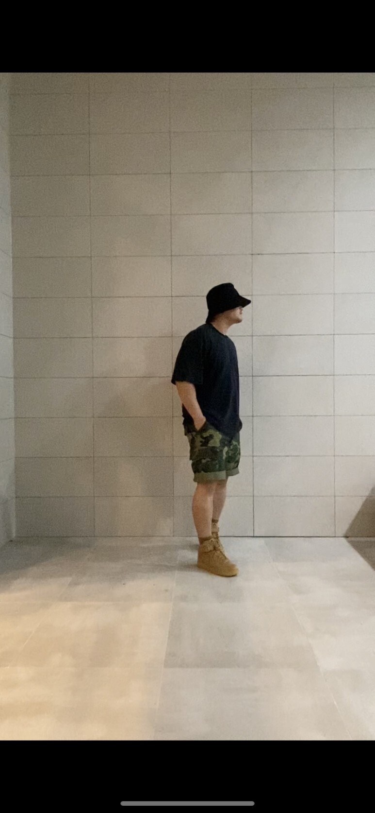 데일리룩(오뭘입) 스투시 버킷햇 벙거지, 어커버 반팔, 빈티지 카모 반바지 하프팬츠, 나이키에어포스된장미드 된장에어포스, 남자데일리룩, 남자데일리코디, 남자데일리패션, ootd