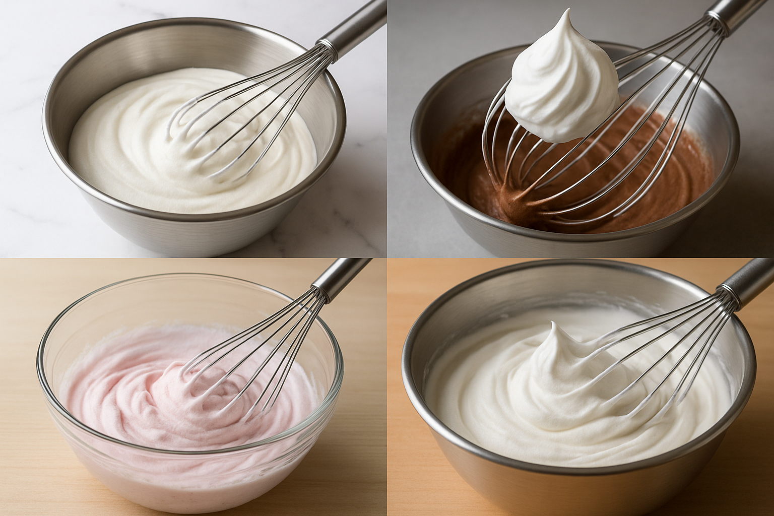 거품기로 만드는 휘핑
