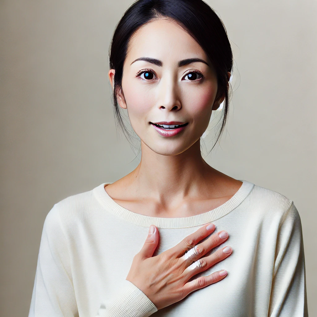 솔직하고 진실된 여성