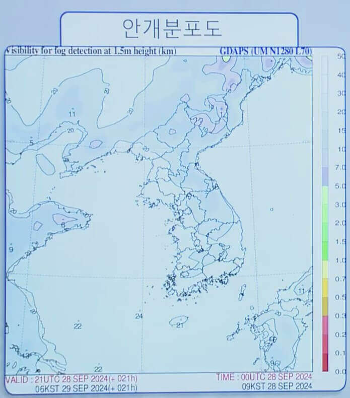 안개 전망