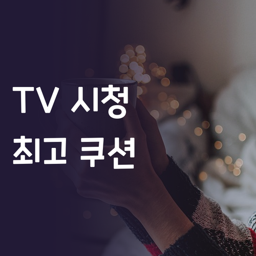 TV 시청, 편안함의 끝판왕? 머리까..