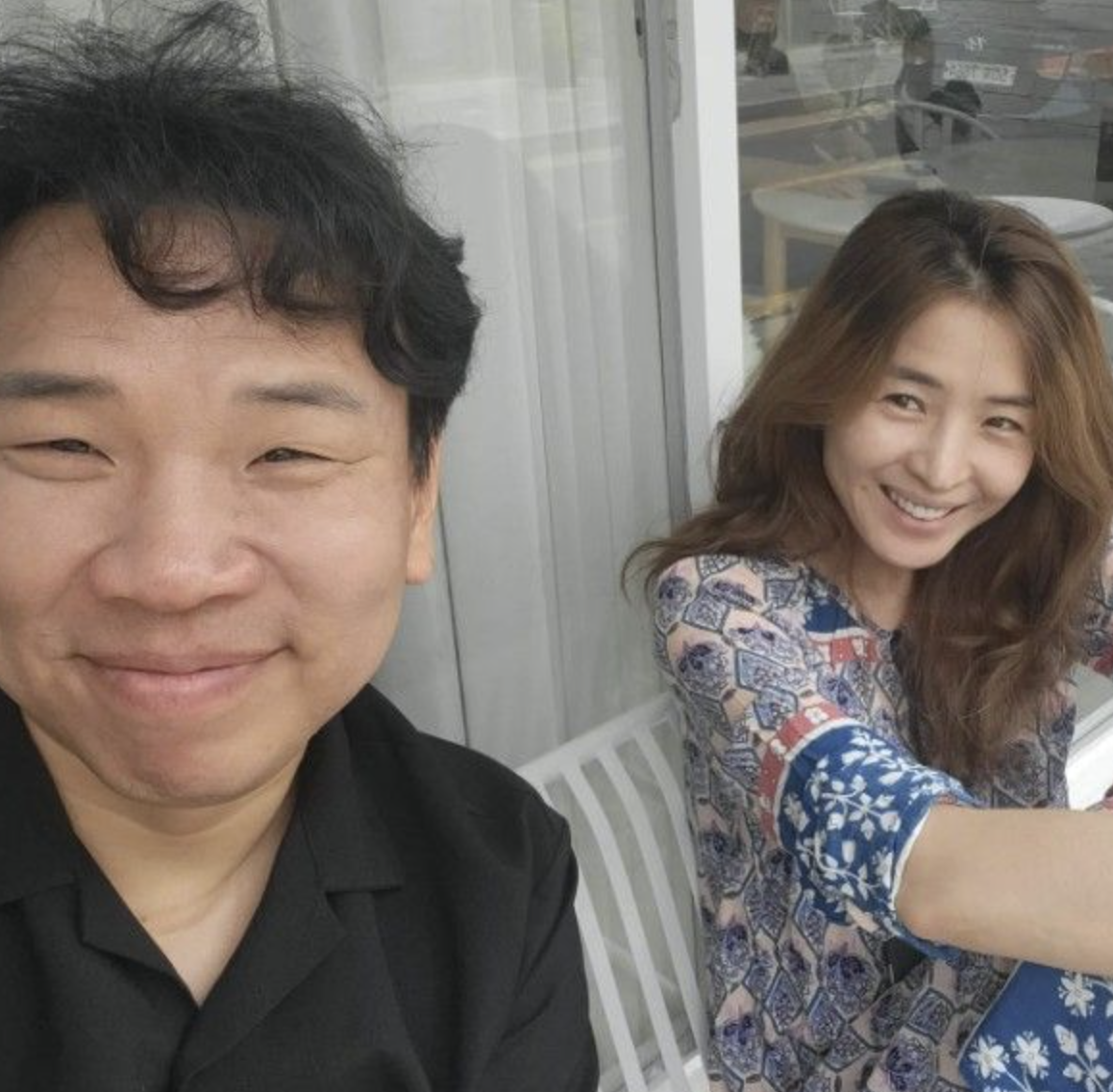 오지헌과 아내 박상미 부부 함께한 모습