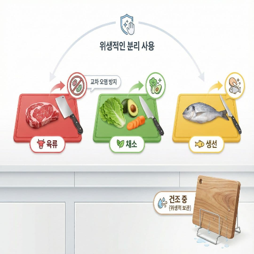 주방 도마 종류별 장단점, 나무&middot;플라스틱&middot;유리 도마 비교와 관리법