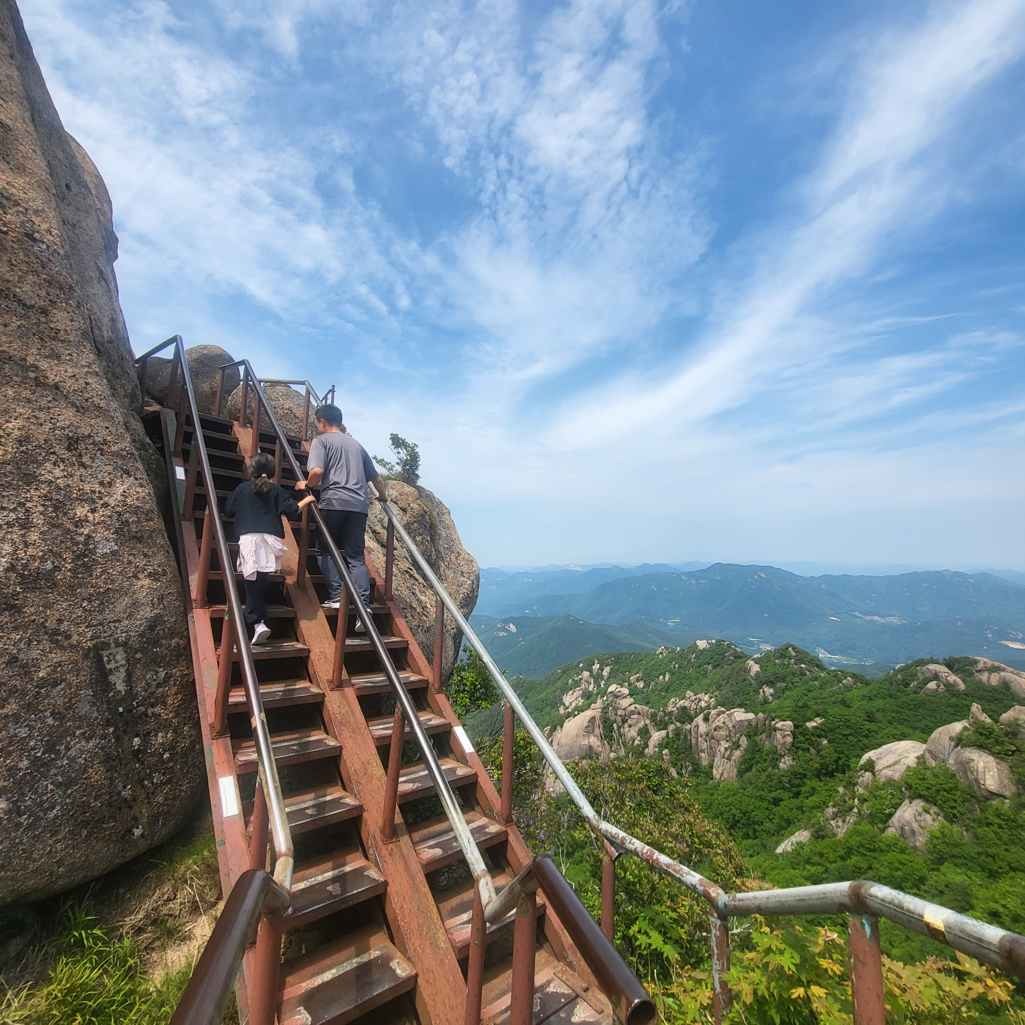 속리산 문장대(아이와 등산하기)