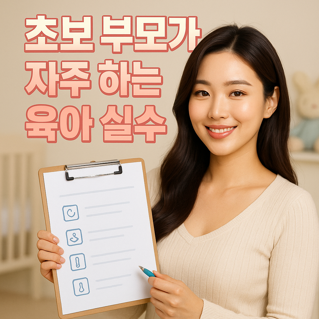 초보 부모가 자주 하는 육아 실수, 지금 당장 고치는 방법 21가지