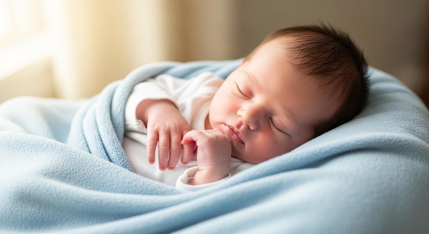 신생아 쪽쪽이 잘때