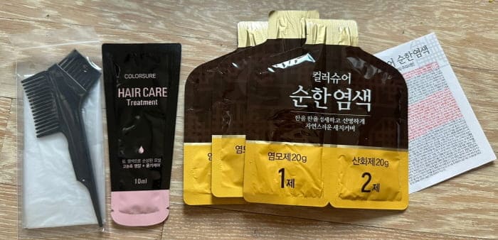 다이소컬러슈어순한염색