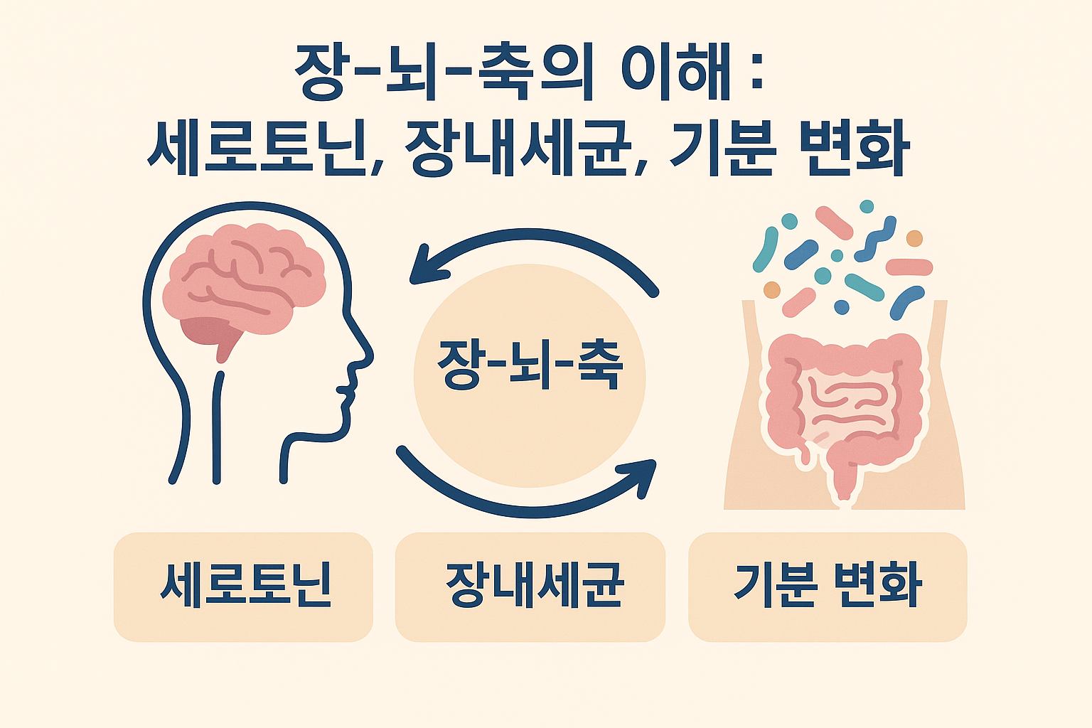 장-뇌-축을 설명하는 이미지