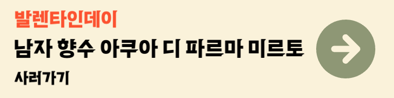 발렌타인데이 남자 향수 남친 남편 선물 추천 베스트 아쿠아디파르마 미르토