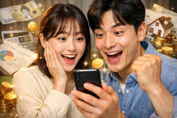 연말정산 결과 확인 모습