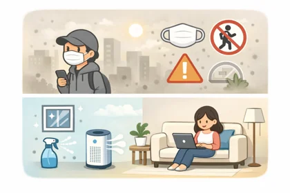 미세먼지 심한 날 실내외 대처 방법1