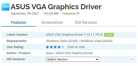 ASUS-VGA-Graphics-Driver