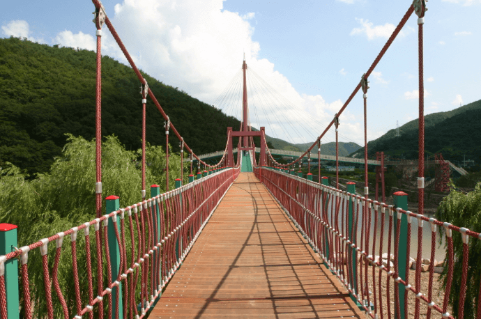 의령 구름다리 사진