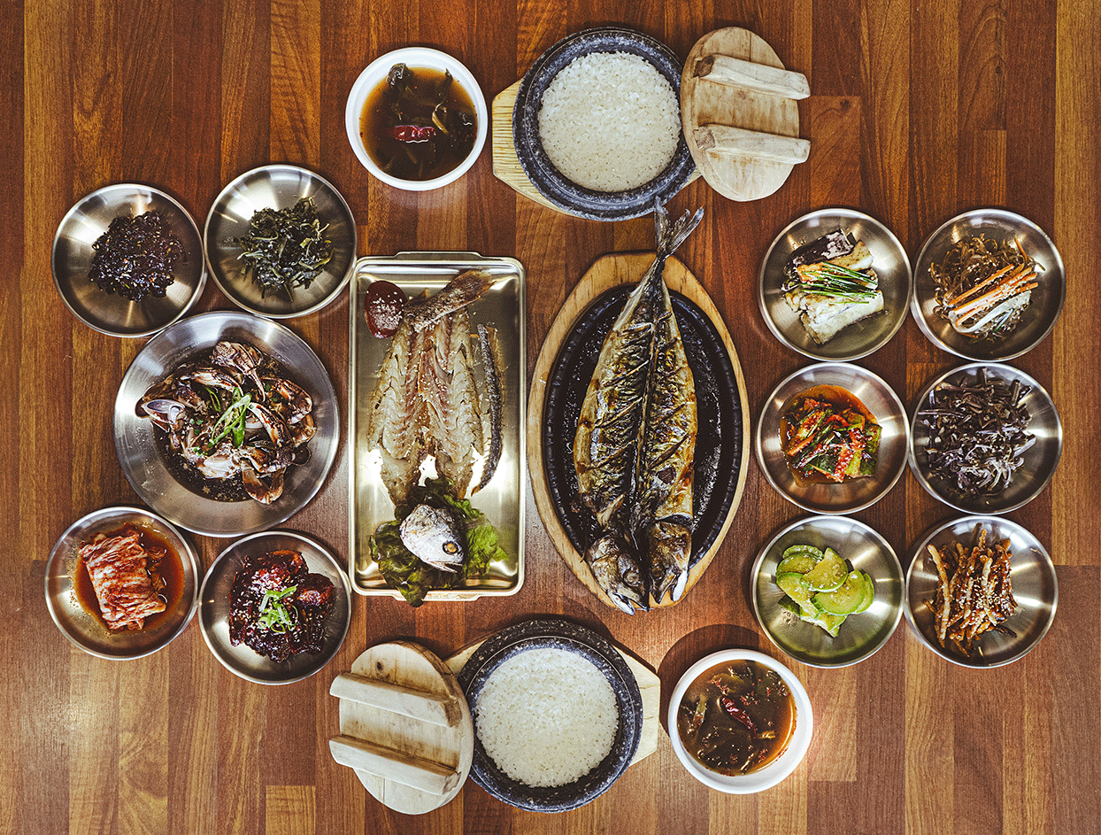 고등어 구이 정식 사진