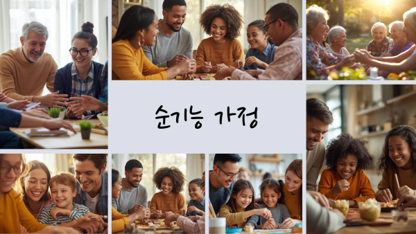 순기능 가정의 모습에 관한 사진