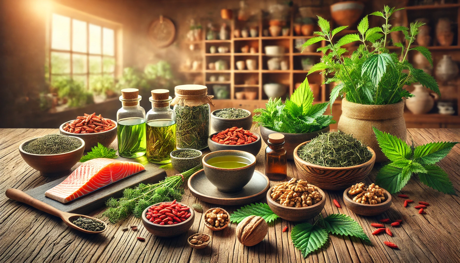 탈모 예방 약초 차와 음식 추천 🌱 머릿결을 살리는 자연의 비밀