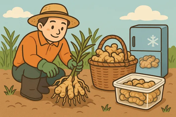 생강 수확 시기 및 보관 방법9