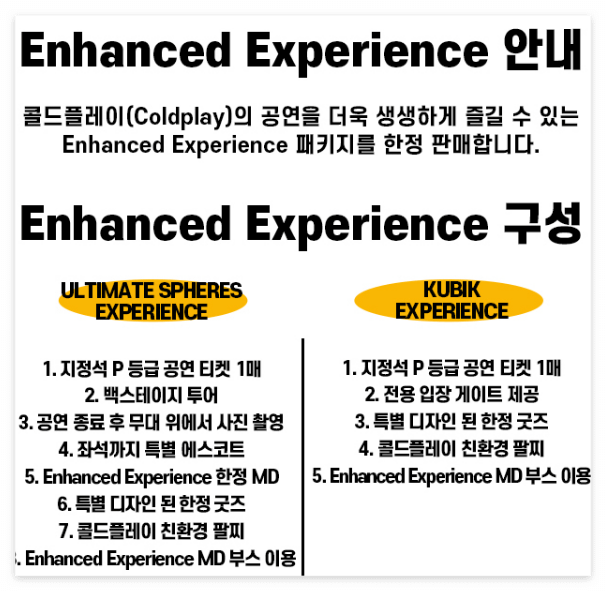 티켓 가격 구성
