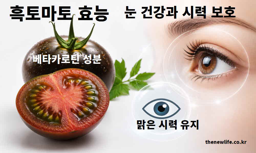 흑토마토 효능 눈 건강 시력 보호