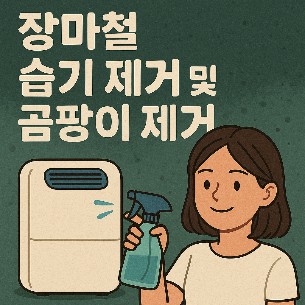 #장마철습기제거 #곰팡이제거방법 #실내환기 #제습기활용팁 #락스곰팡이제거 #에탄올청소법 #베이킹소다활용 #장마철필수템