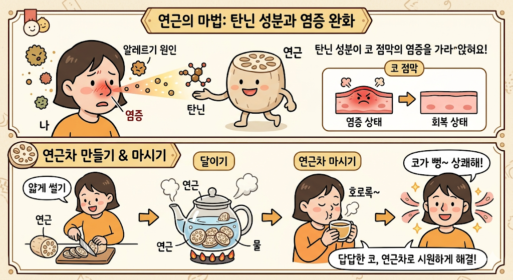 콧물·기침 잡아주는 의외의 음식 5가지