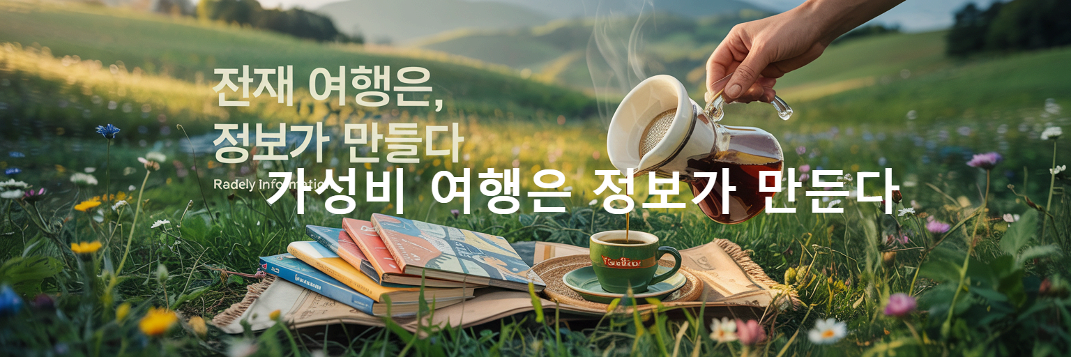 진짜 현명한 여행은, 정보가 만든다