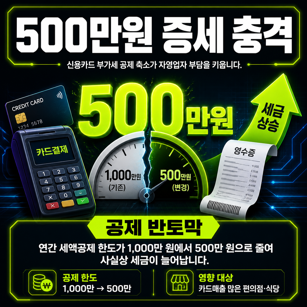 500만원 증세 충격