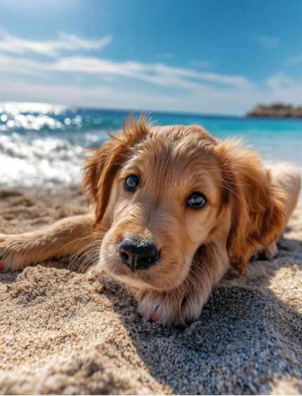 만리포 반려견 수영장 이벤트 관련 사진