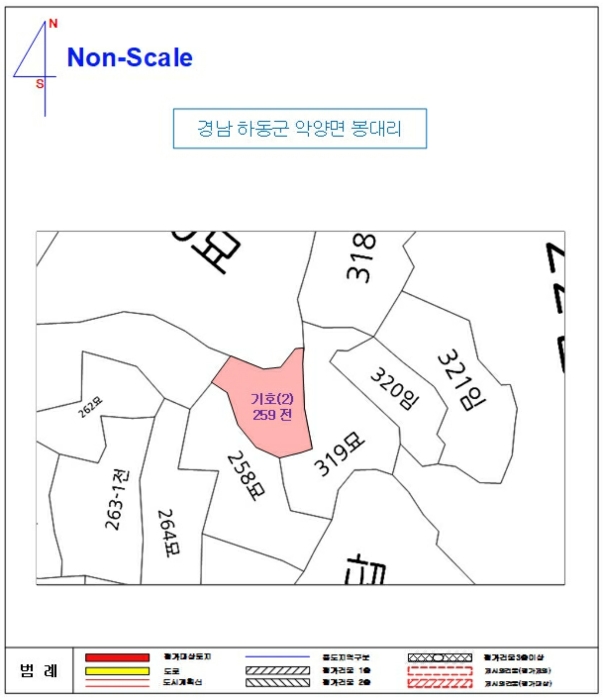 진주지원2022타경31763 지 적 개 황 도