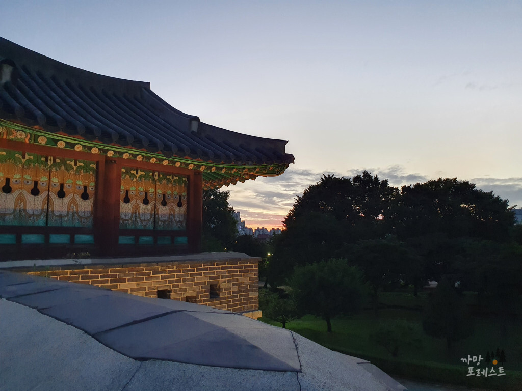 수원화성 일몰