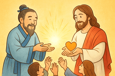 비움에서 나눔으로 - 공자와 예수가 만난 사랑의 철학