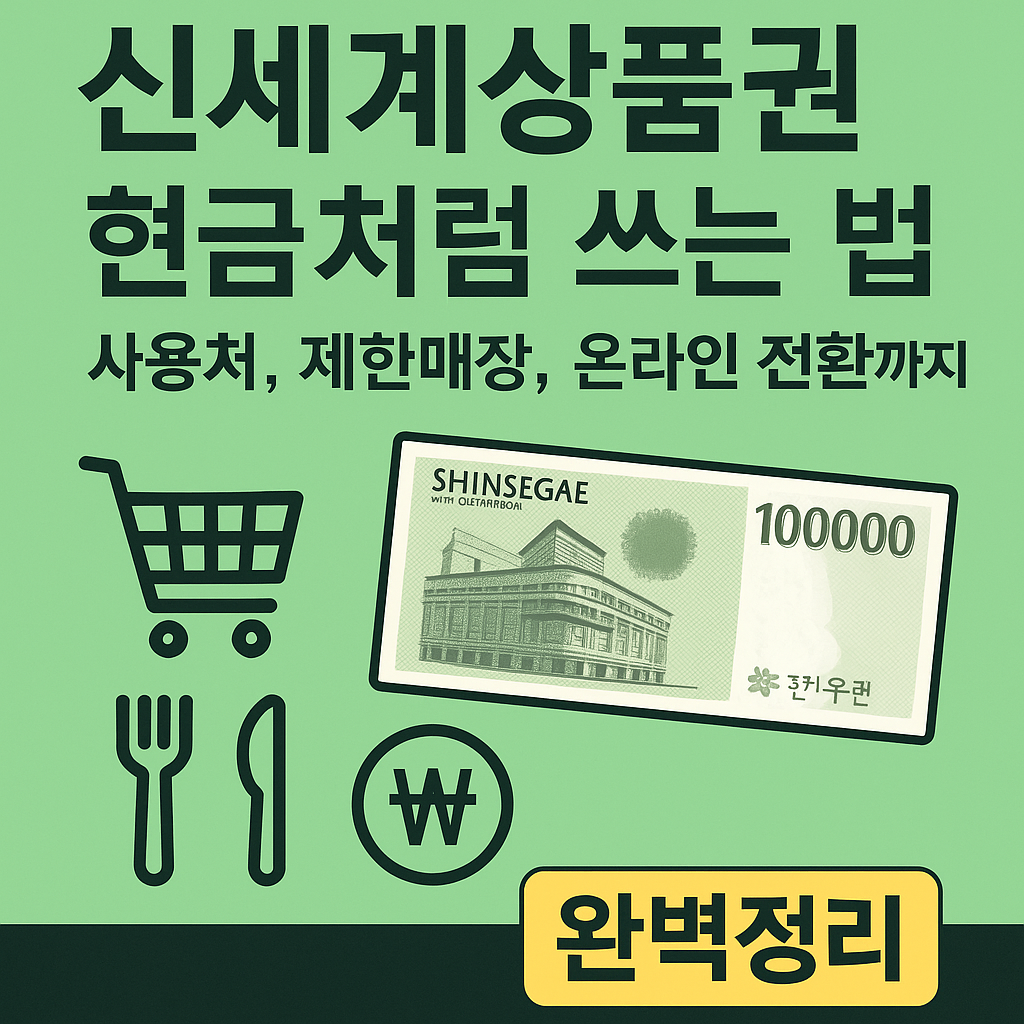 신세계상품권-사용처