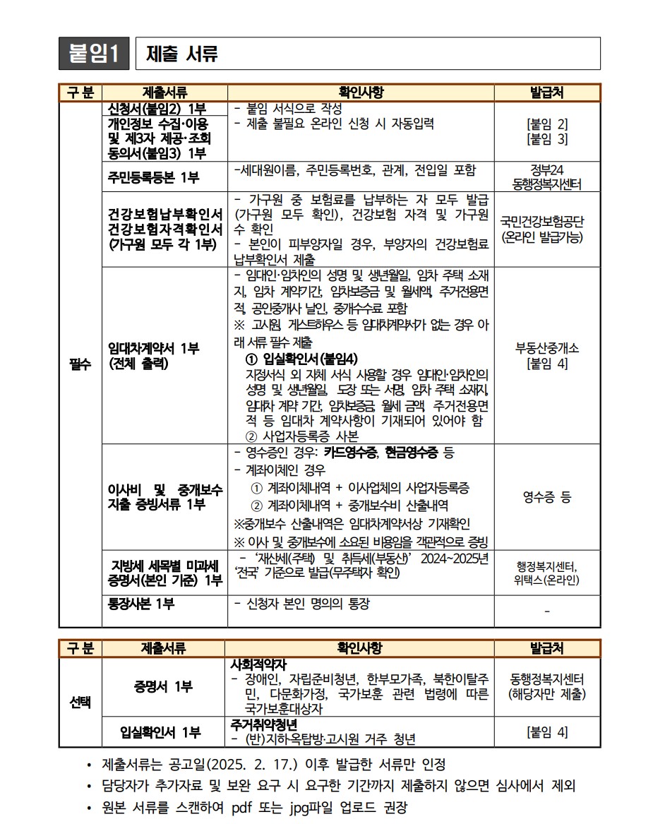 청년 중개보수 이사비 지원사업