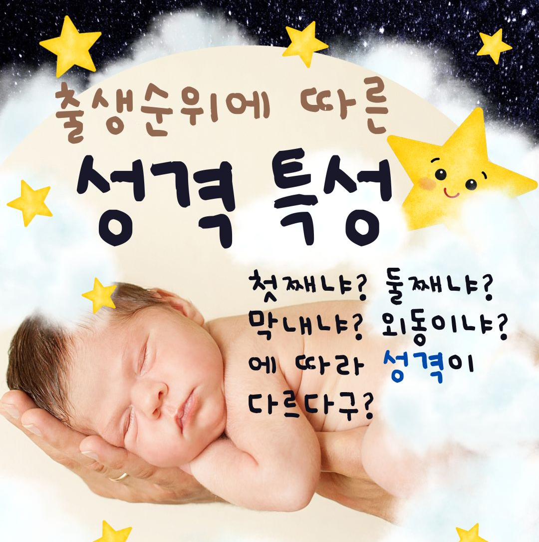 4가지 생활 양식과 출생 순위에 따른 성격 특징