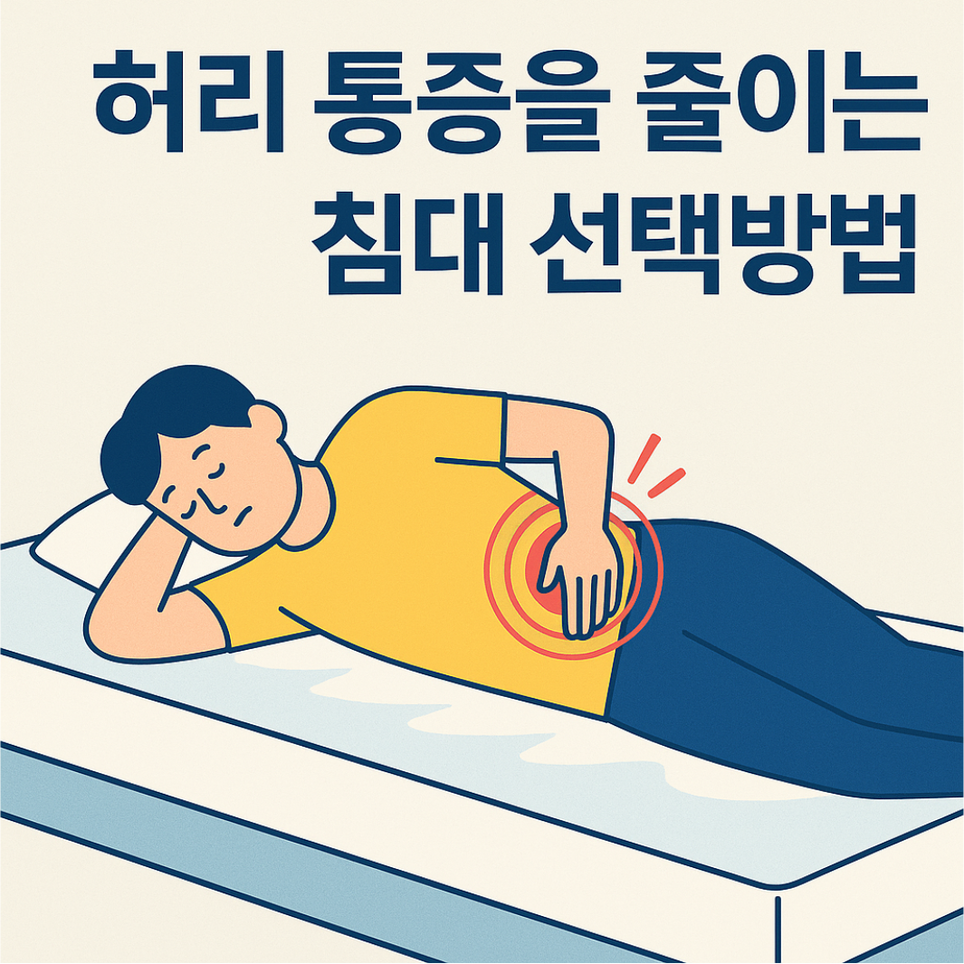 허리통증 줄이는 침대 선택방법