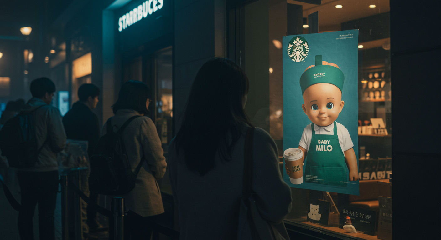 “속보|스타벅스×베이프 베이비마일로, 코스터 받는 법 딱 이것만!”
