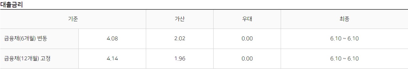 NH 새내기 직장인 대출