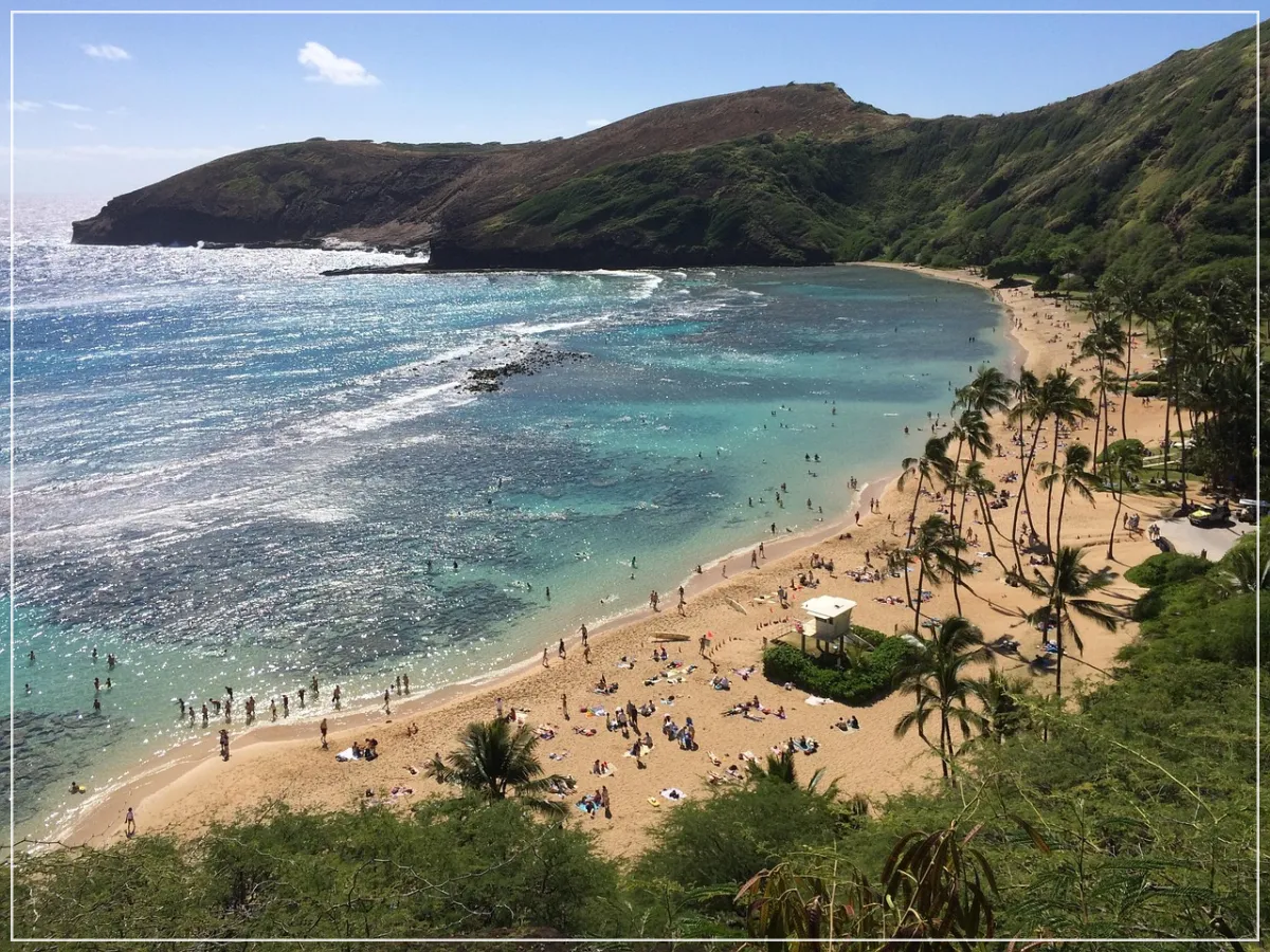 하와이-오아후섬-해변의-모습