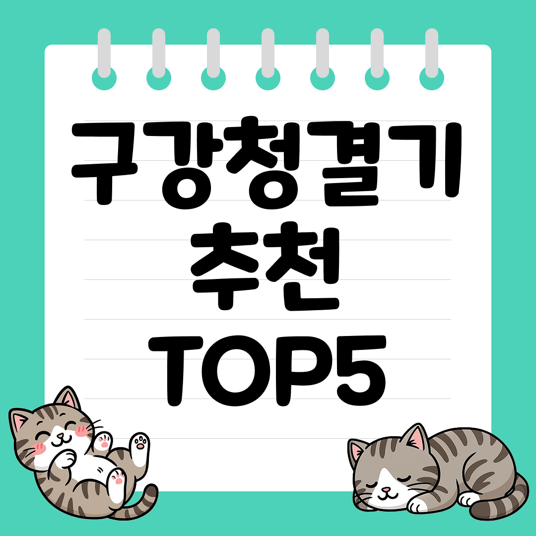 구취&middot;잇몸 관리 잘 되는 구강청결기 추천 순위 TOP5