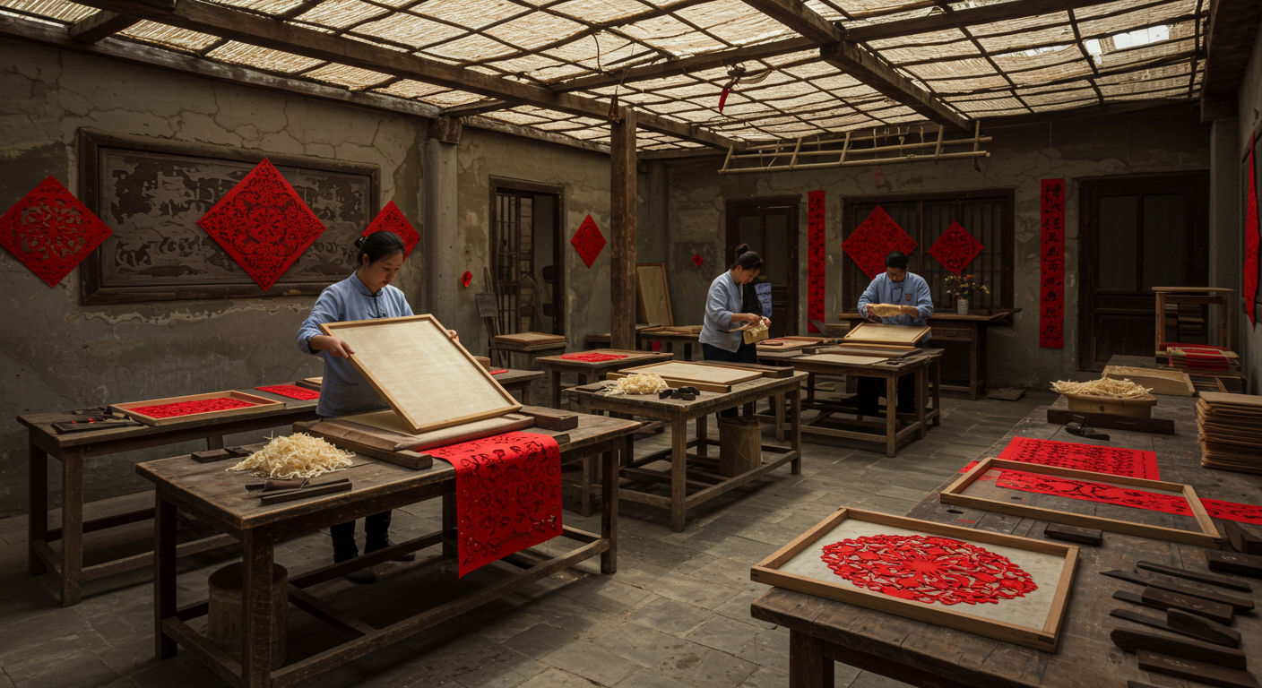 중국 한지공예와 현대 친환경 포장 산업