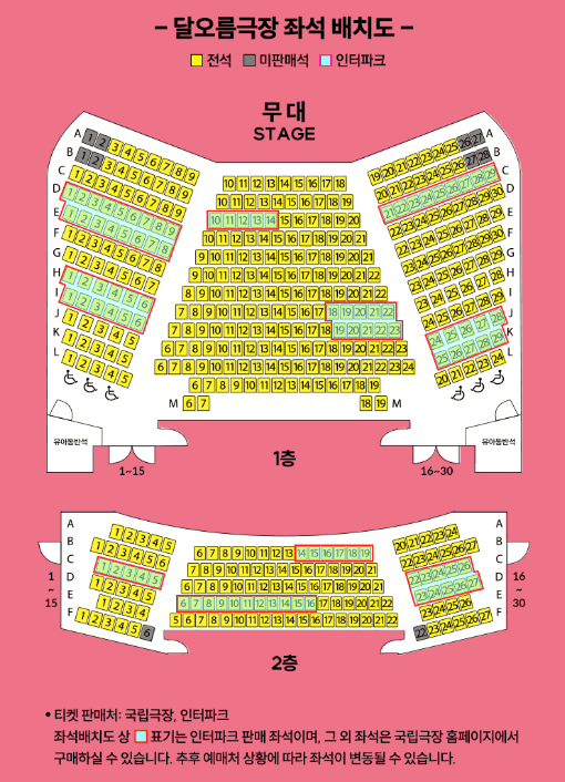 2024 여우락 페스티벌 티켓 예매, 라인업 및 캐스팅, 올패스 패키지, 좌석배치도, 공연 일정 정보 (국립극장, 인터파크) - 송소희, 김준수, 허윤정, 원일